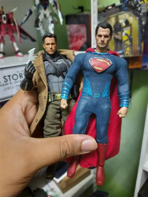 TOY 1/12 - DC Set Batfleck & Henry Cavill, Hobbies & Toys, Toys & Games ...