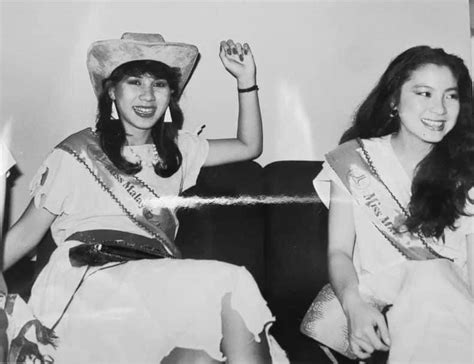 These photos of Michelle Yeoh at the 1983 Miss Malaysia World pageant ...