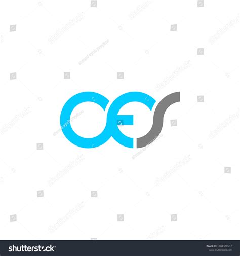 Ces Letter Original Monogram Logo Design Stock Vector (Royalty Free ...