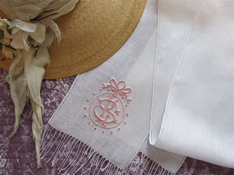 Baroque Embellishments: A Scarf in the French Monogram Style