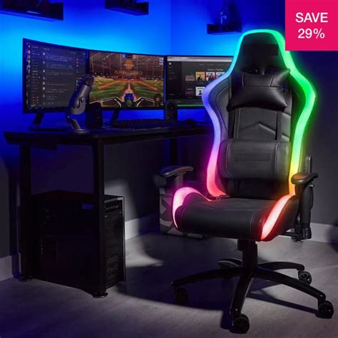 29% off on Gaming Chair with RGB lights | OneDayOnly