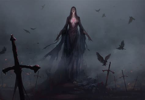 ArtStation - Banshee, JuYoung Ha (untitle) in 2020 | Fantasy art, Digital art fantasy, Banshee