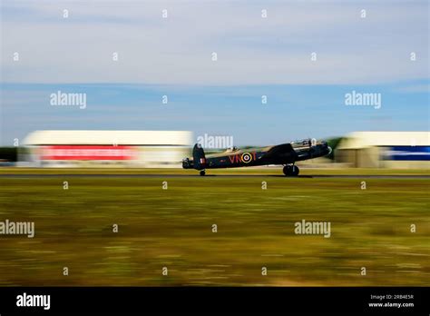 Lancaster Bomber, RIAT Airshow at RAF Fairford Stock Photo - Alamy