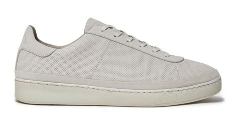 Off-white Perforated Nubuck Sneakers for Men