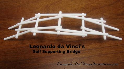 Leonardo Da Vinci’s Self supporting bridge | Leonardo da vinci, Leonardo, Da vinci inventions