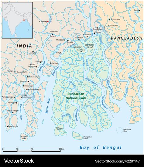 Sundarbans National Park Map