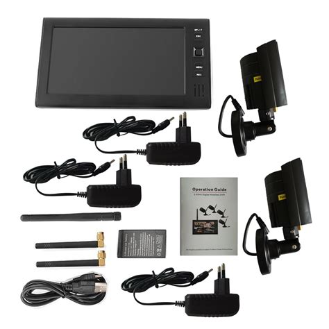 Digital Wireless DVR Security System with Two Night Vision Cameras