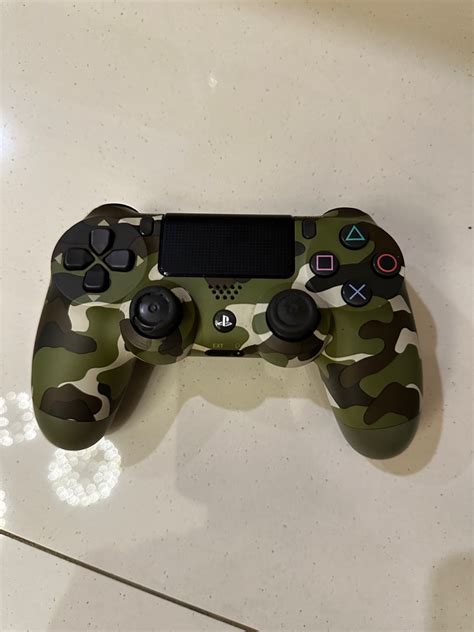 PS4 controller camo green, Video Gaming, Gaming Accessories, Controllers on Carousell