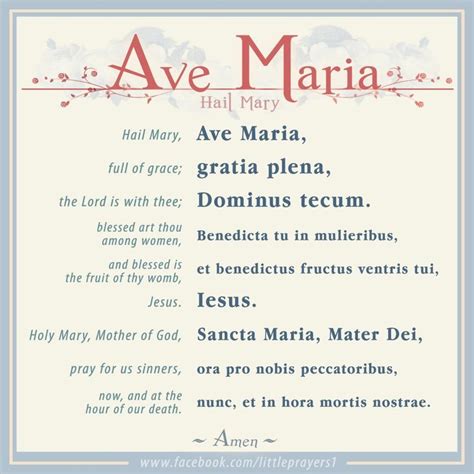 Best 25+ Hail mary ideas on Pinterest | Hail mary prayer catholic ...