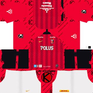 Urawa Red Diamonds 浦和レッドダイヤモンズ kits 2019 - Dream League Soccer Kits - Kuchalana