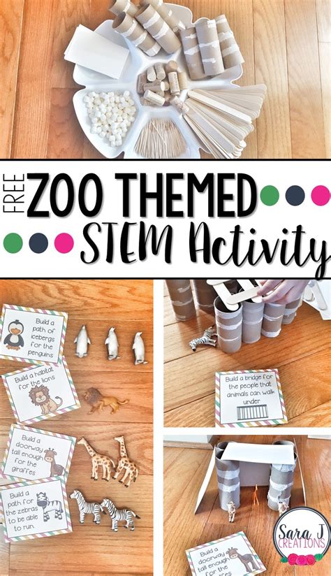 Zoo Themed STEM Activity | Sara J Creations