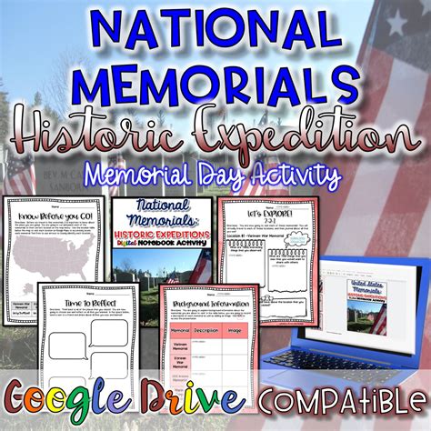 National Memorials-Memorial Day Activity | History From The Middle