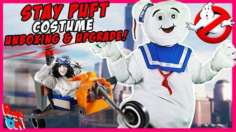 Ghostbusters day STAY PUFT Marshmallow man COSTUME unboxing and upgrade ...