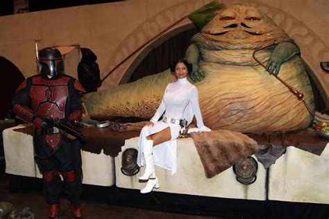 Princess Leia and Jabba the Hutt by Ivy-Cosplay on DeviantArt