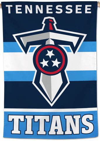 Tennessee Titans Sword-Style Alternate Logo NFL Team 28x40 Wall BANNER ...