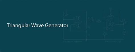 Triangular wave generator using opamp. Circuit diagram working and theory