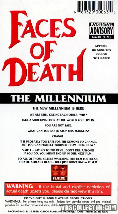 Faces of Death: The Millennium | VHSCollector.com