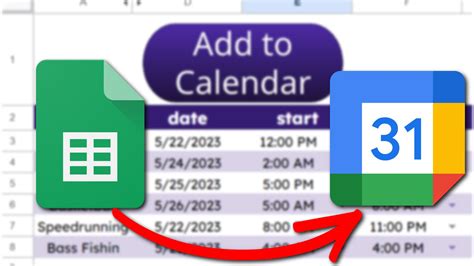 Google Sheets – How to Automatically Post Events to Google Calendar ...