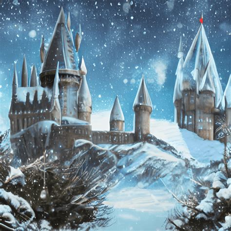 Christmas at Hogwarts · Creative Fabrica