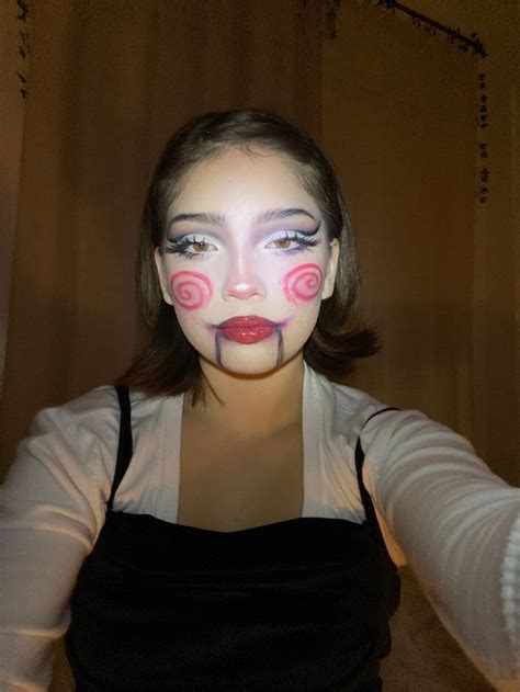 Cute Doll Makeup Halloween, Scary Girl Halloween Costumes, Jigsaw ...