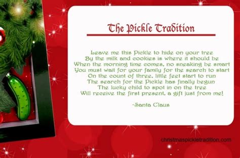 Start The Christmas Pickle Tradition - Family Focus Blog