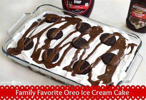 Family Favorite Oreo Ice Cream Cake - Southern Plate