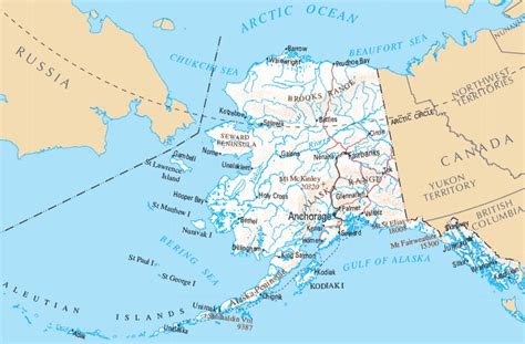 map of alaska with cities and towns | Alaska Map with Cities | Projects ...