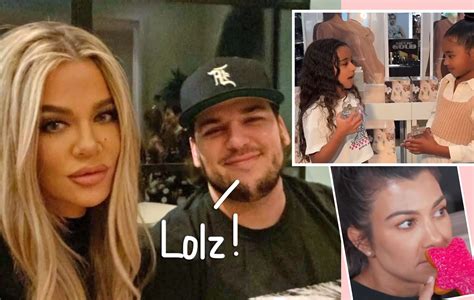 Rob Kardashian Reacts After Daughter Dream Recreates Iconic KUWTK Scene With Cousin True - WATCH ...