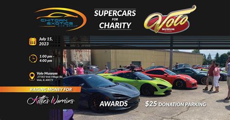 CECG Supercars for Charity at Volo Museum