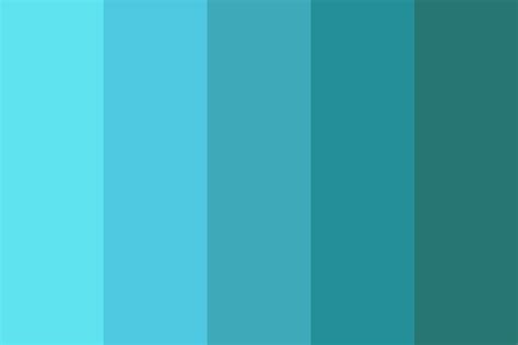 sea green shades Color Palette