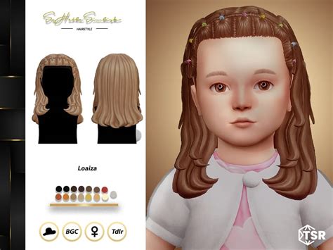 37+ Best Sims 4 Toddler Hair CC You need to download! themodsbabe.com