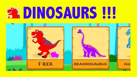 DINO Flashcards! - Play and Learn about DINOSAURS with PinkFong Dino World Flashcards - YouTube