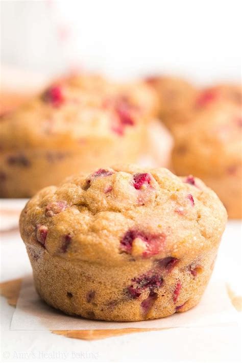 The Ultimate Healthy Cranberry Orange Muffins | Amy's Healthy Baking