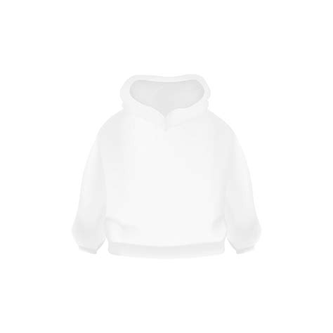 Premium Vector | White sweatshirt front back mockup template