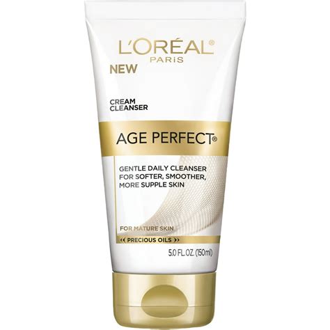 L'Oreal Paris Age Perfect Cream Cleanser, 5 fl. oz. - Walmart.com ...