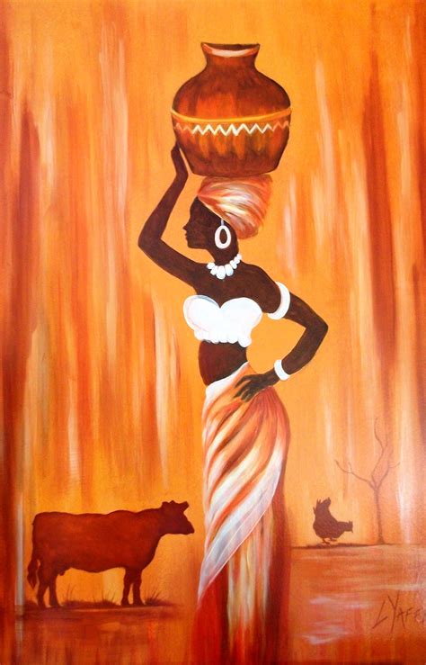 Oil Painting Africa at PaintingValley.com | Explore collection of Oil ...