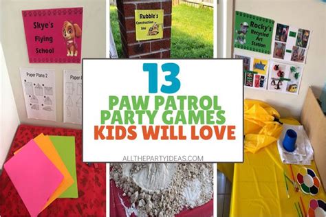 13 FUN Paw Patrol Party Games [Easy Setup]