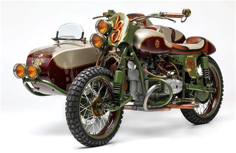 This custom 2WD Ural was built by the team Le Mani Moto, they called it ...