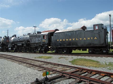 PRR steam locomotive 520 at the Railroad Museum of Pennsylvania