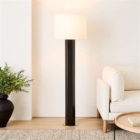 Culver Metal Floor Lamp (64") - Dark Bronze | West Elm