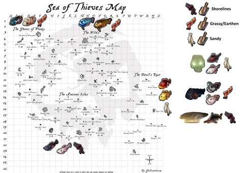 I Made a Sea of Thieves Fishing Cheatsheet : r/Seaofthieves