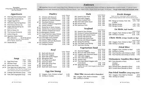 College Cafe Menu, Menu for College Cafe, Fort Collins, Northern Colorado - Urbanspoon/Zomato