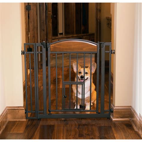 Carlson Pet Products Design Studio Metal Walk-Thru Pet Gate | Petco