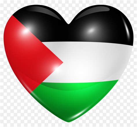 Palestine Flag Clipart Png Images Palestine Flag In Love Illustration ...