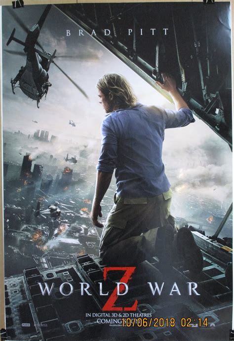 WORLD WAR Z Original Rolled DS 27 X 40 Movie Poster - Etsy UK