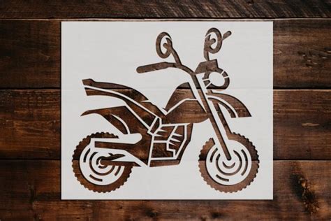 Motorcycle, Motorbike Stencil - Art and Wall Stencil - Stencil Giant