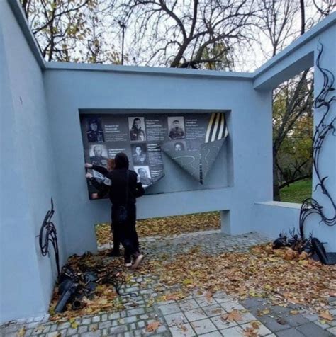 "Let's strip away Ruscism": memorial plaques of Russian occupiers ...