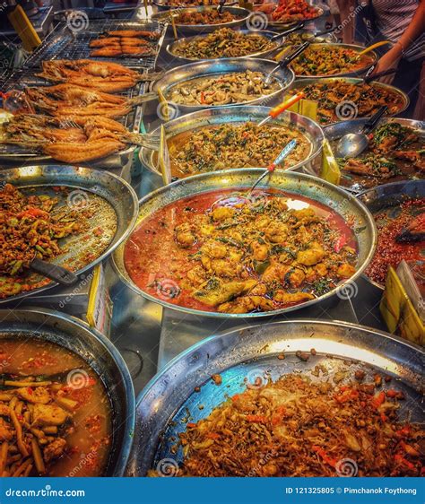 Thai Street Food stock image. Image of spicy, traditional - 121325805