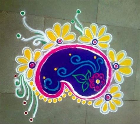 Diwali Rangoli Sketch at PaintingValley.com | Explore collection of ...