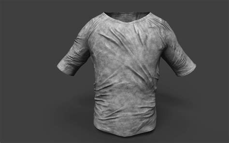 Old Dirty T-Shirt 3D Model by Radju